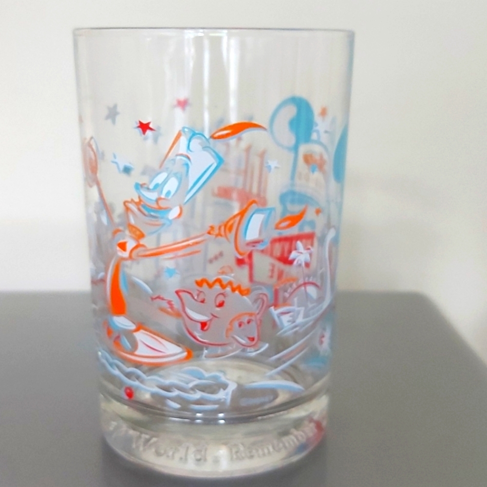 Vintage 90's Disney Beauty and the Beast Glass